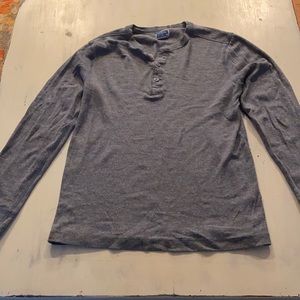 Blue J. Crew Henley